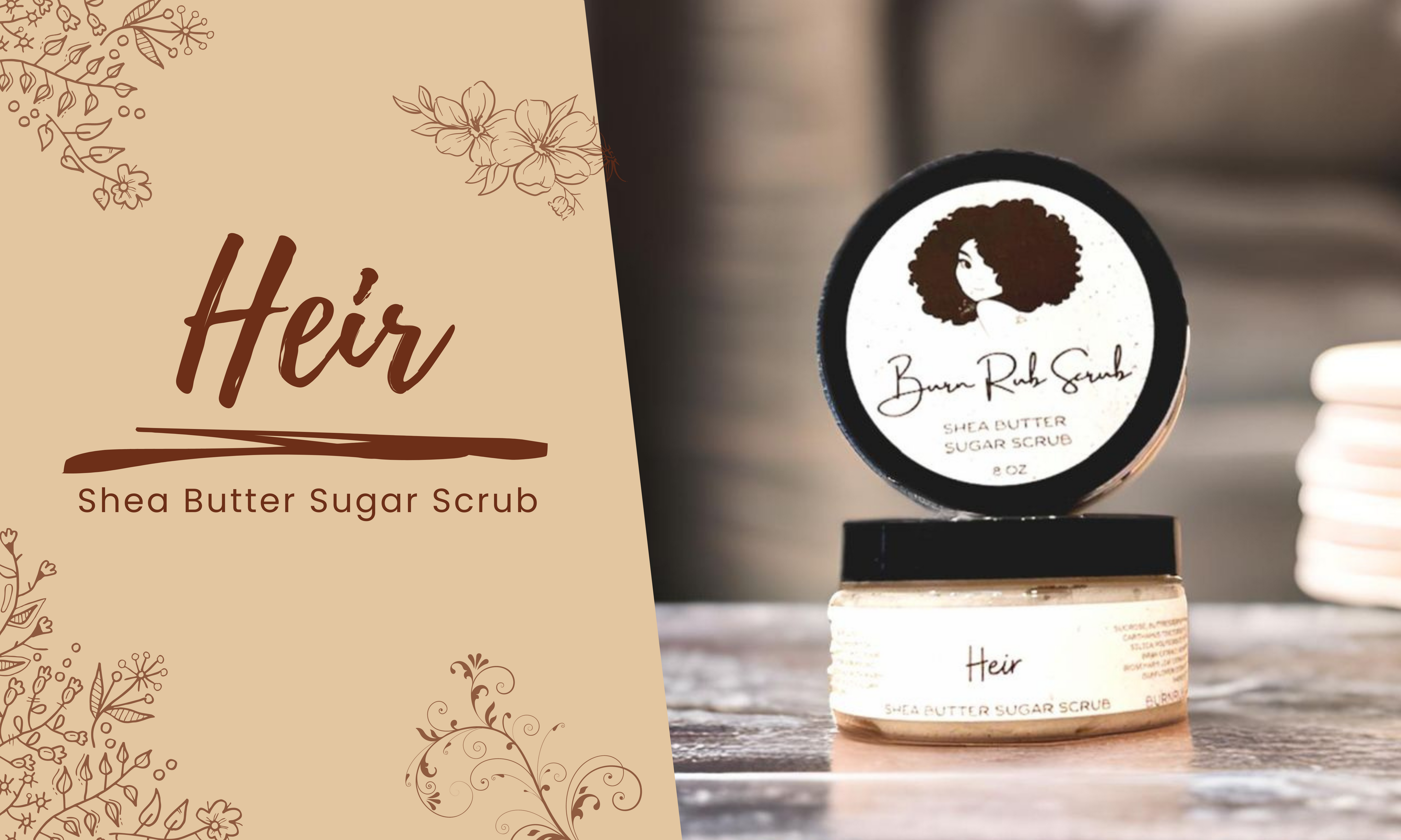Heir Shea Butter Sugar Scrub